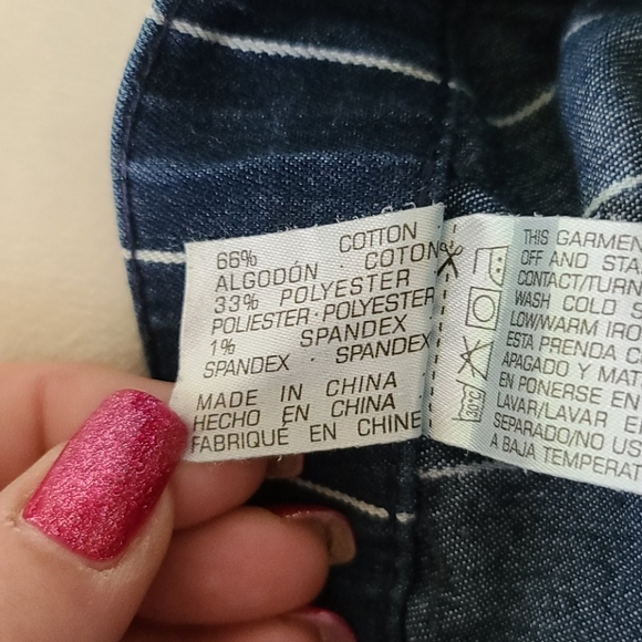 Union bay  high rise striped shorts - Picture 7 of 8